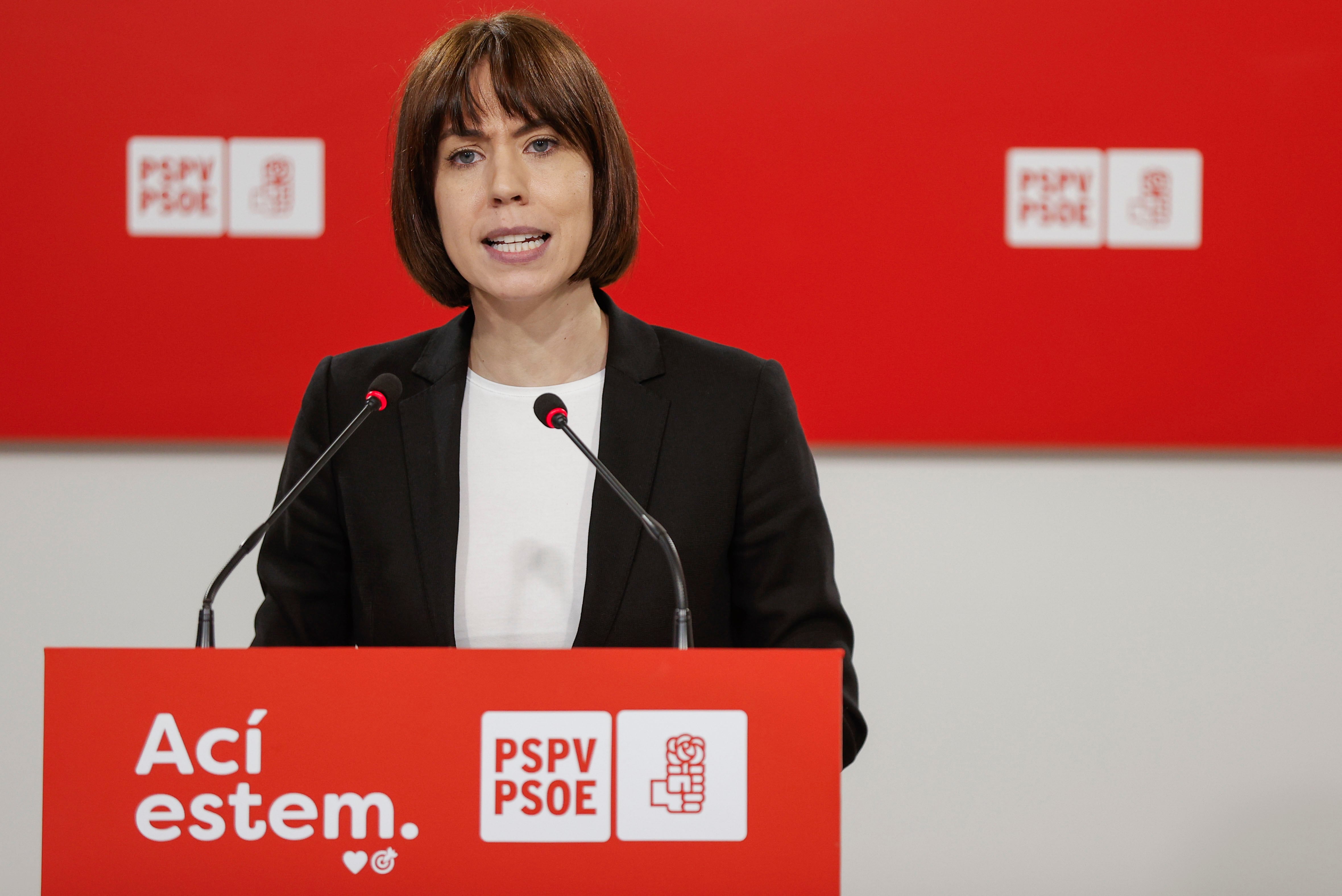 Imagen de archivo de la secretaria general del PSPV-PSOE, Diana Morant. EFE/Manuel Bruque