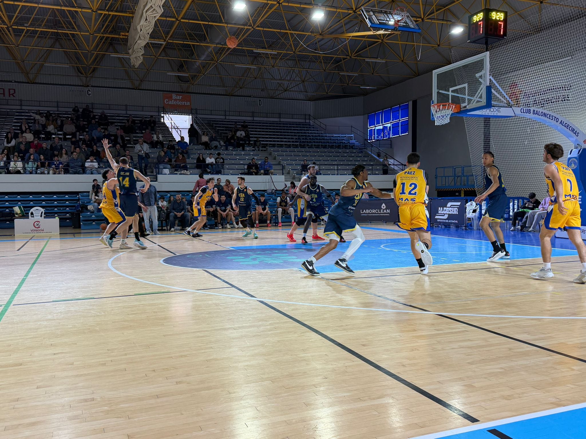 Un momento del partido