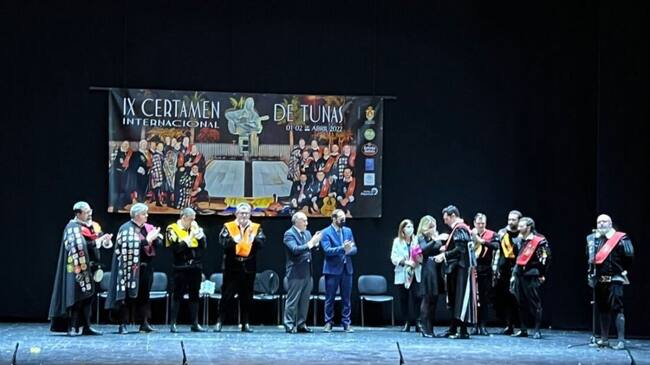 Un momento del certamen de tunas de 2022