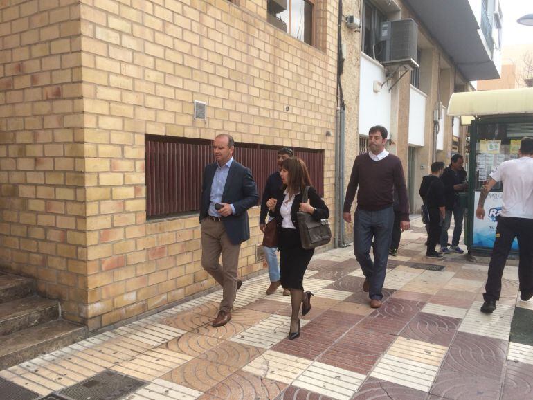 Jaume Ferrer a su llegada a los juzgados de Ibiza