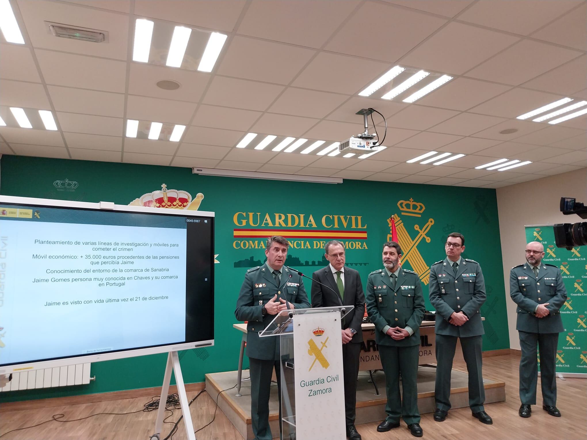 La Guardia Civil detalla el esclarecimiento del &quot;Crimen del Lago&quot;