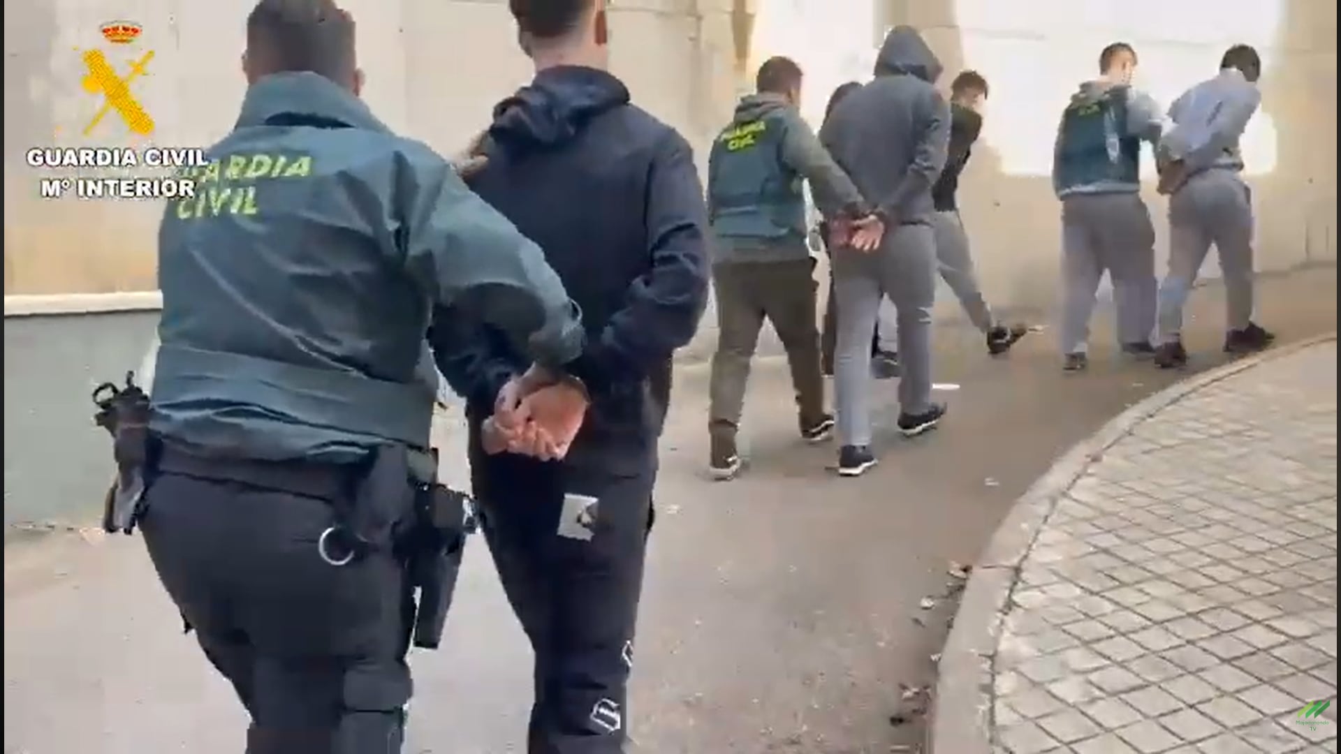 Momento de la detención