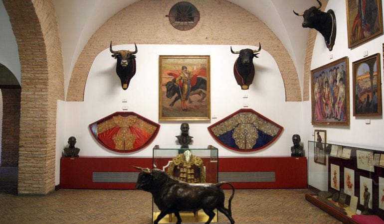 En la imagen, una de las dependencias del museo de la Plaza de Toros de Sevilla