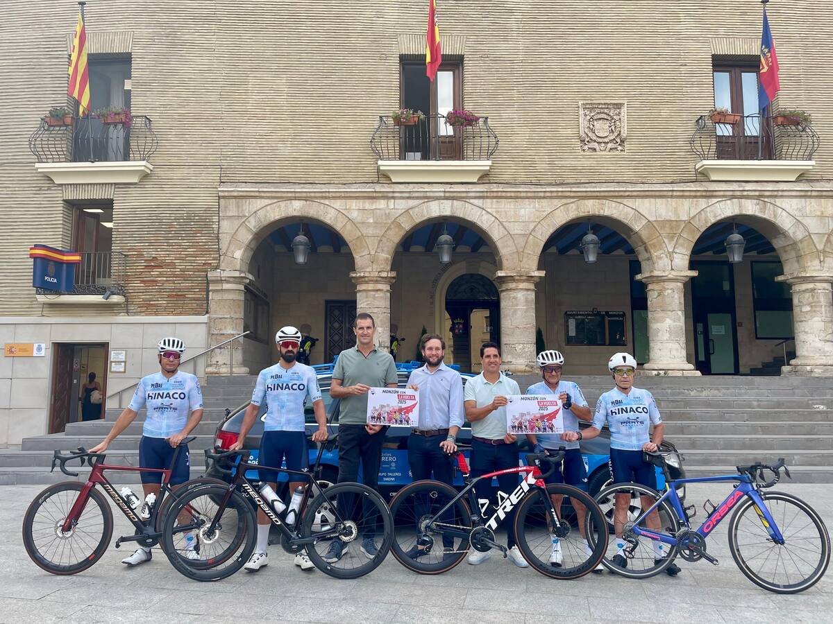 Monzón se prepara para La Vuelta: la ciudad acoge la salida de etapa rumbo a Zaragoza