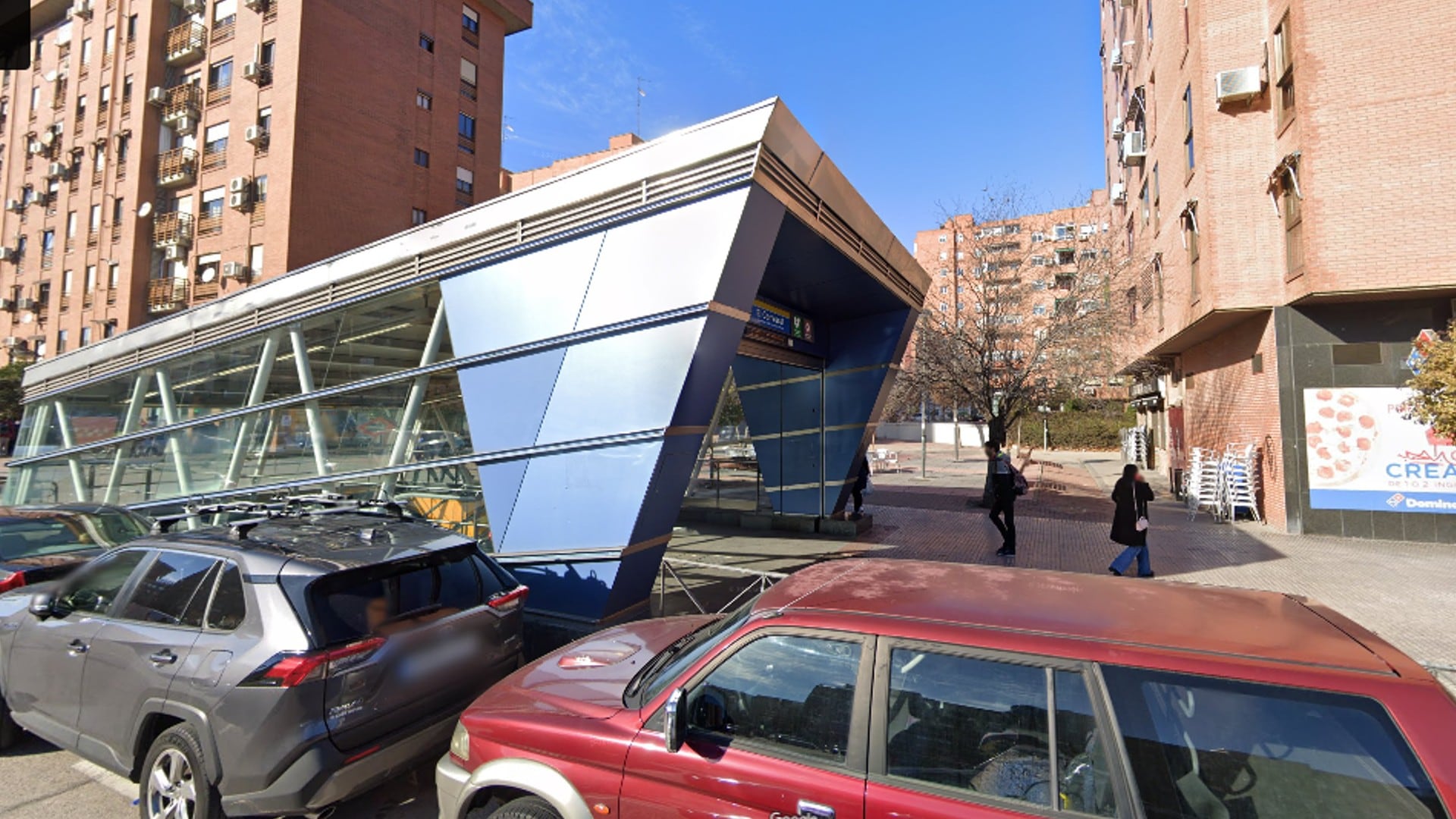 La estación de Metrosur de El Carrascal en Leganés