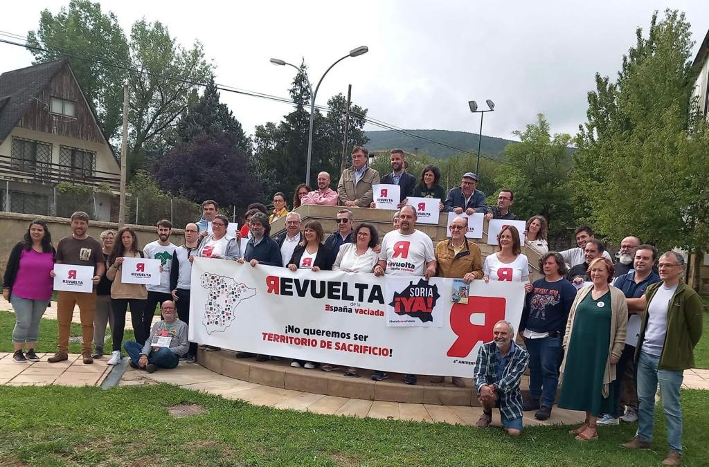 Participantes en la Asamblea de la España Vaciada.