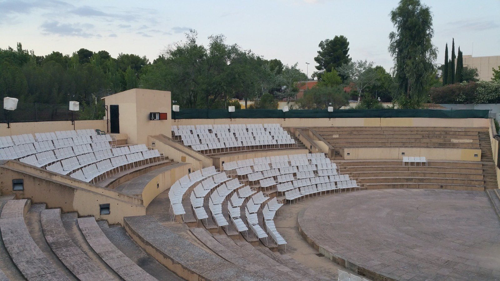 Imagen de archivo del anfiteatro del parque de las Tres Culturas de Toledo