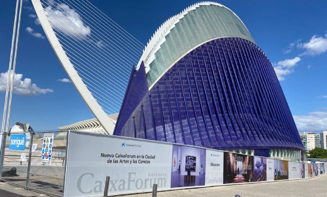 El Ágora de la Ciudad de las Artes y las Ciencias en una imagen reciente