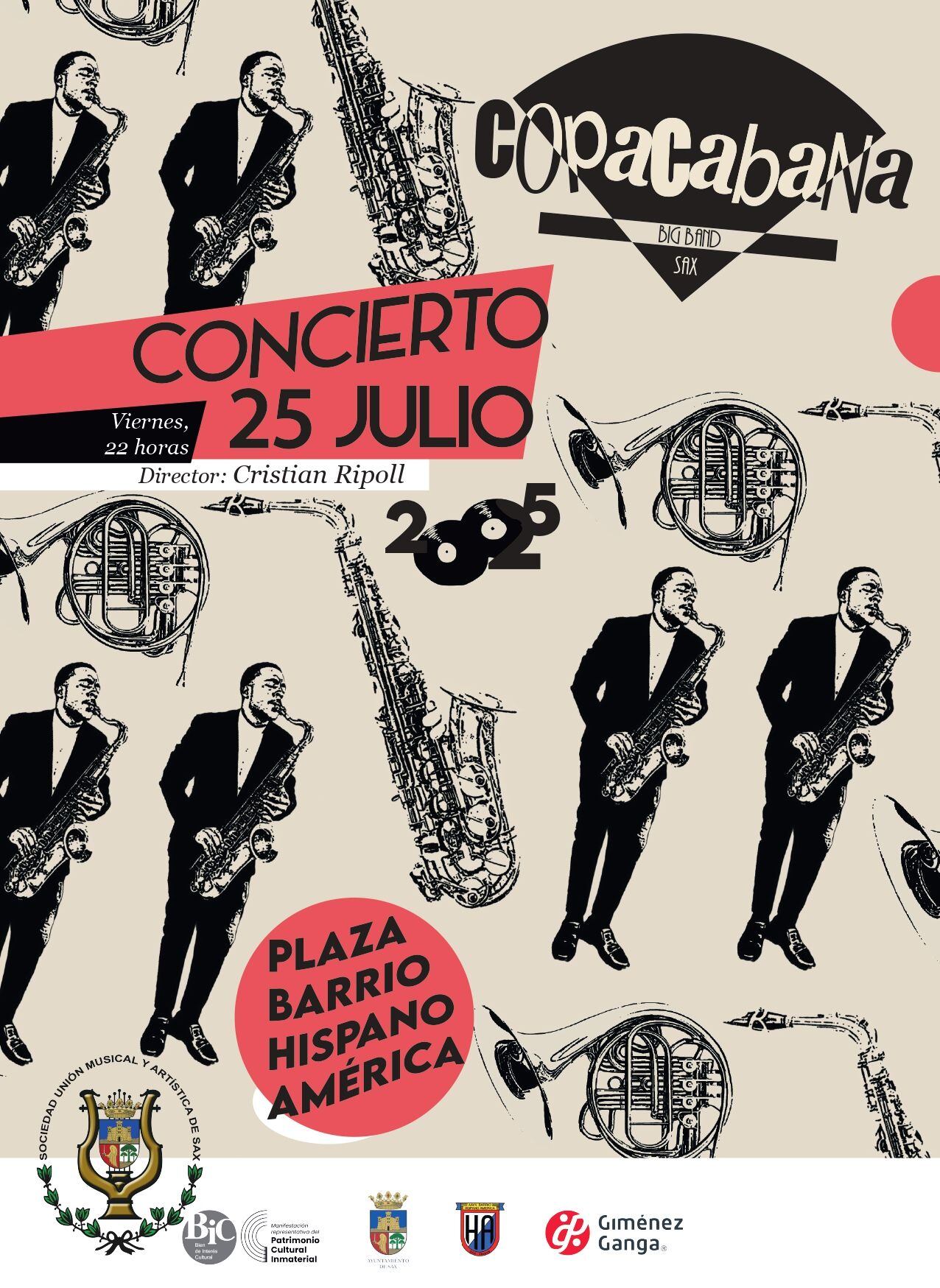 Cartel del concierto