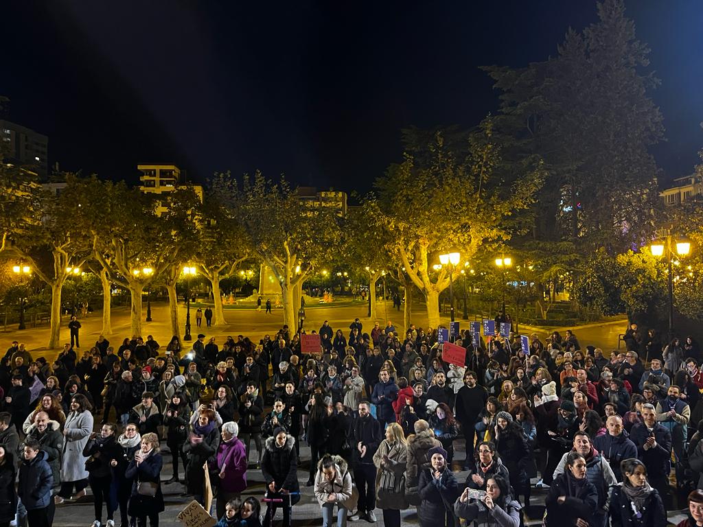 Manifestación 25N en Logroño