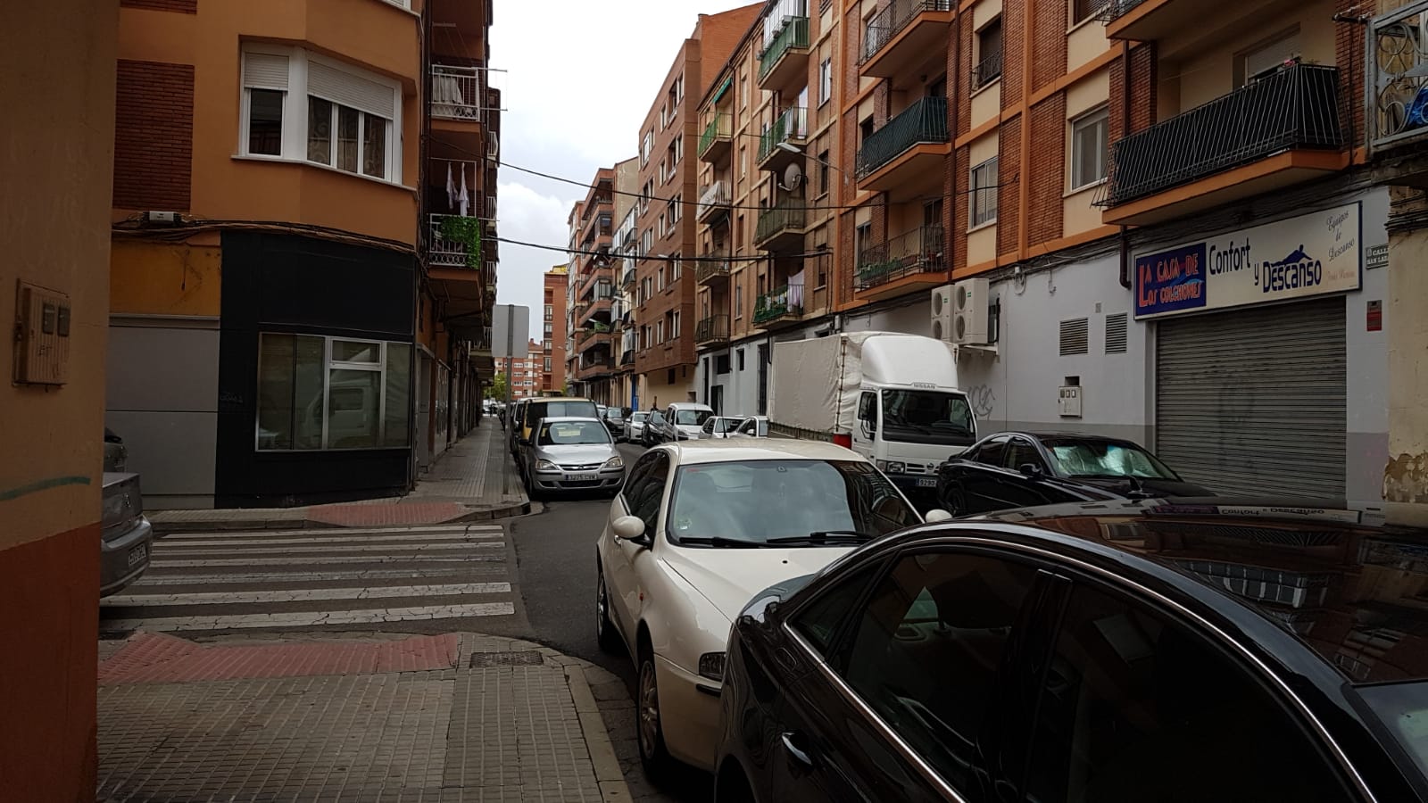 Calle San Lázaro y entronque con la calle Cervantes de Aranda