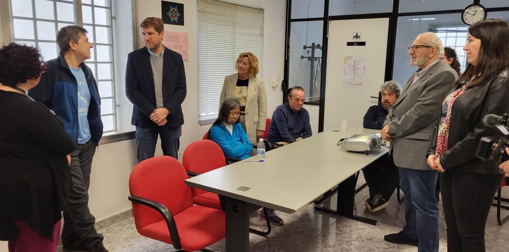 La consejera Broto ha visitado esta mañana las instalaciones del proyecto "Propósito"