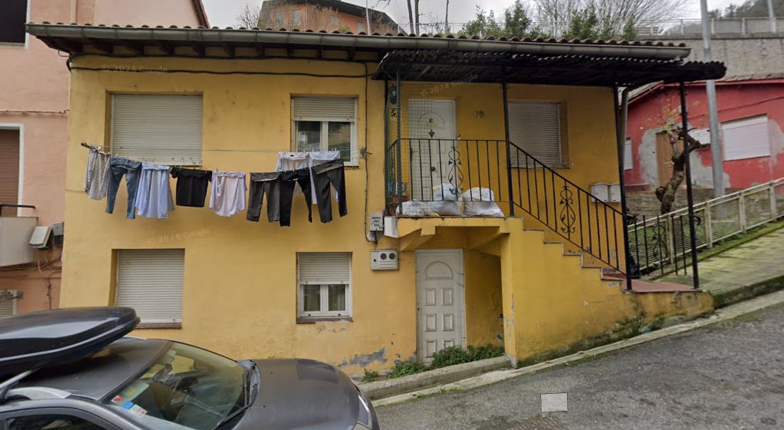 Número 19 de la Calle Amaña de Eibar donde se ha producido el incendio / Google Maps