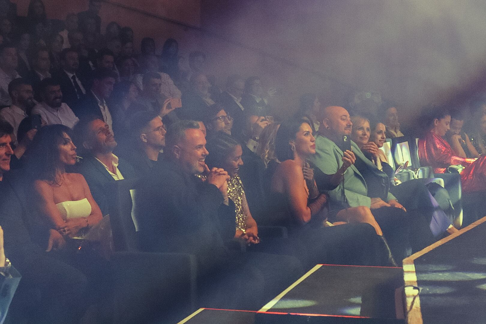 Algunos de los premiados y asistentes a la gala