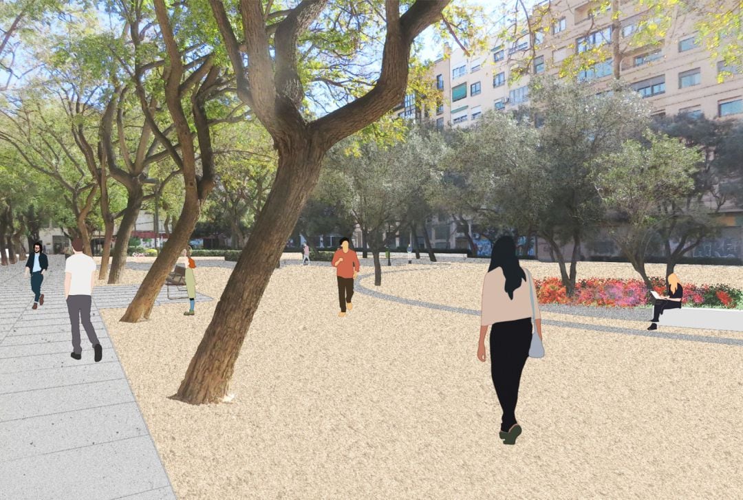 Diseño de la remodelación del parque Manuel Granero de Russafa