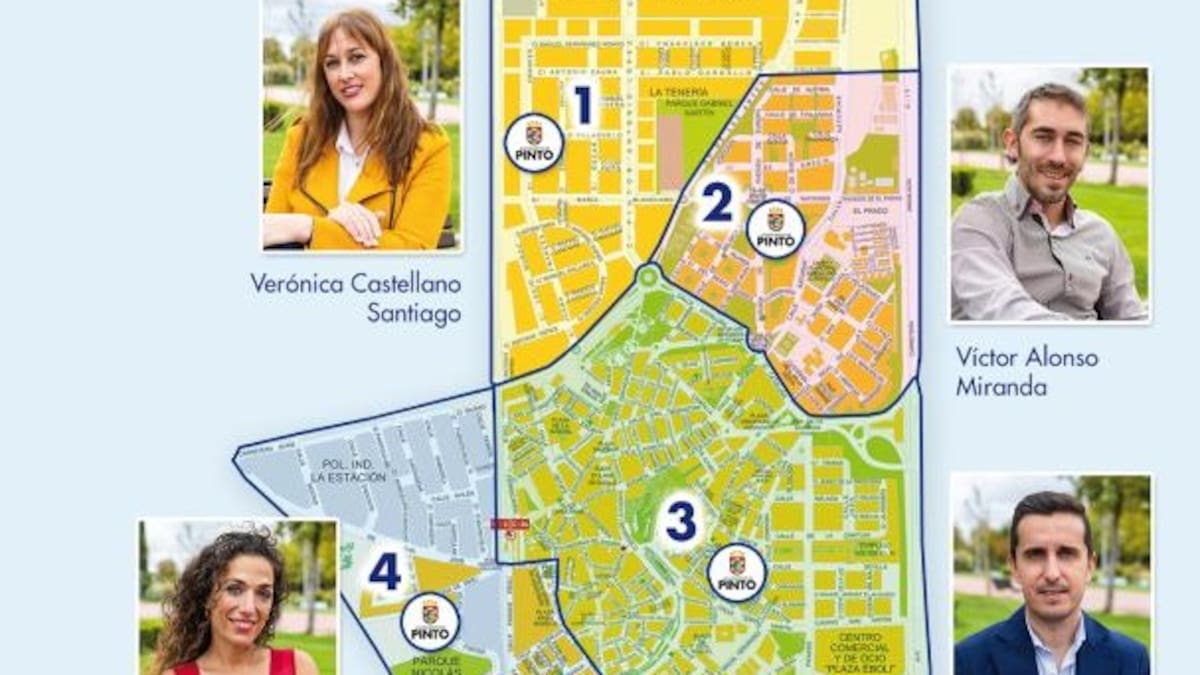 El alcalde de Pinto divide el municipio en cuatro concejalías de barrio para una gestión más eficiente