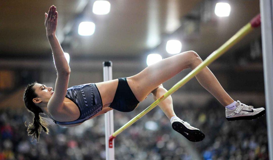 La atleta rusa María Lasitskene.