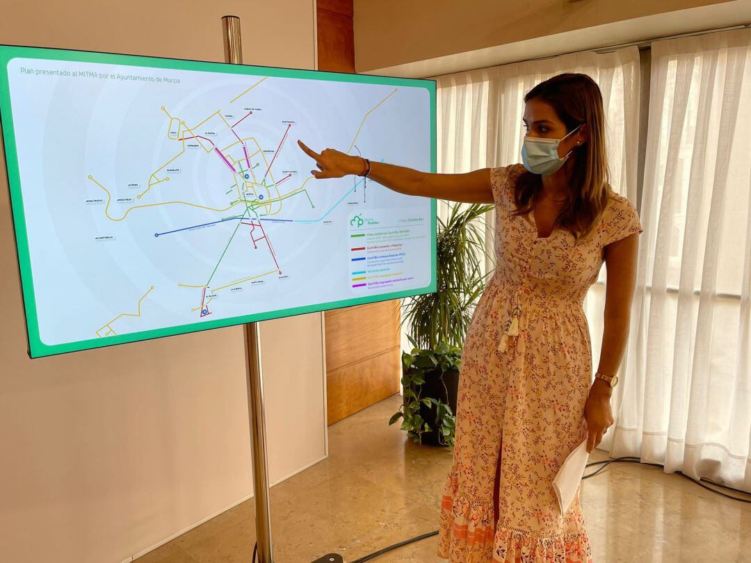 Carmen Fructuoso presenta el Plan Murcia Pedalea