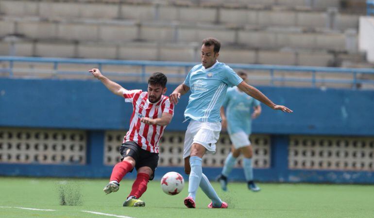 Un momento del partido.