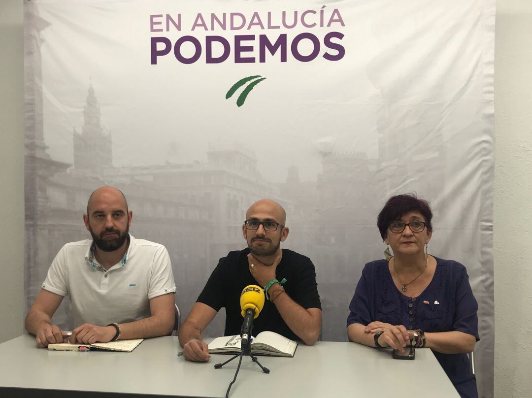 Comparecencia de Podemos.