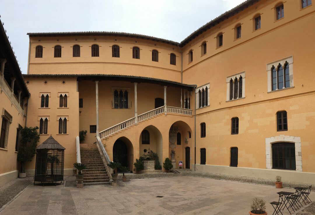 Imagen del Pati d&#039;Armes del Palau Ducal de Gandia. 