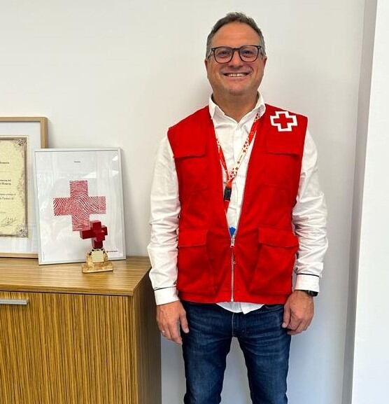 Ismael Estevan, reelegido presidente de Cruz Roja Elda para los próximos cuatro años.