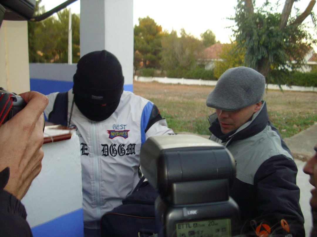 Miguel Ricart tras salir de la cárcel, en el año 2013.