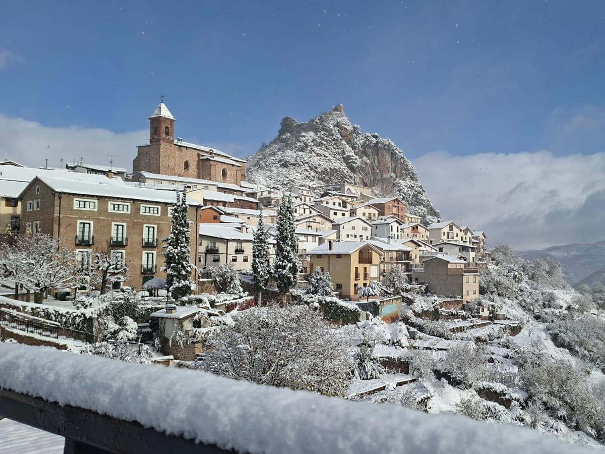 La borrasca Ingrid llega a La Rioja con nieve y fuertes rachas de viento este fin de semana