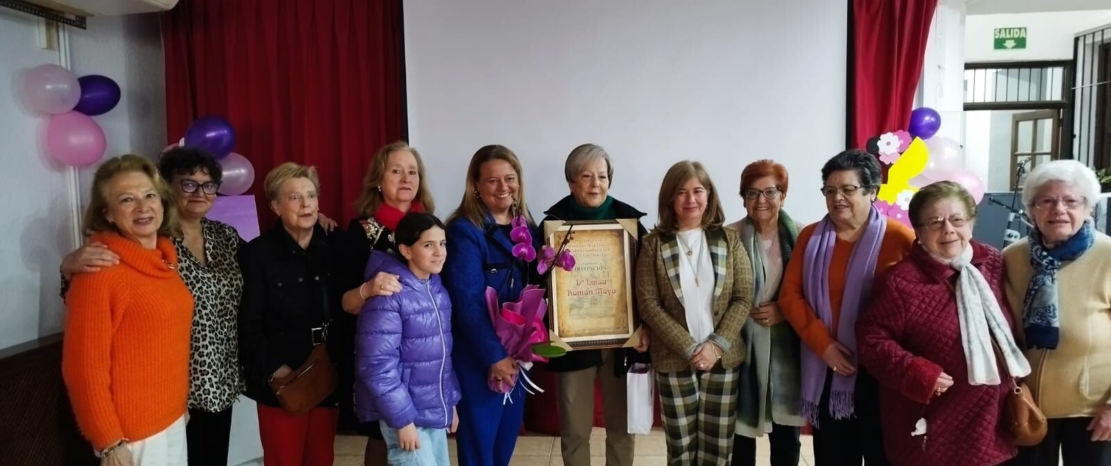 Úbeda rinde homenaje a la primera mujer presidenta de un Centro de Participación Activa