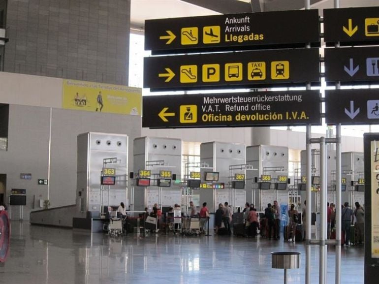 Interior de la terminal tres del aeropuerto de Málaga