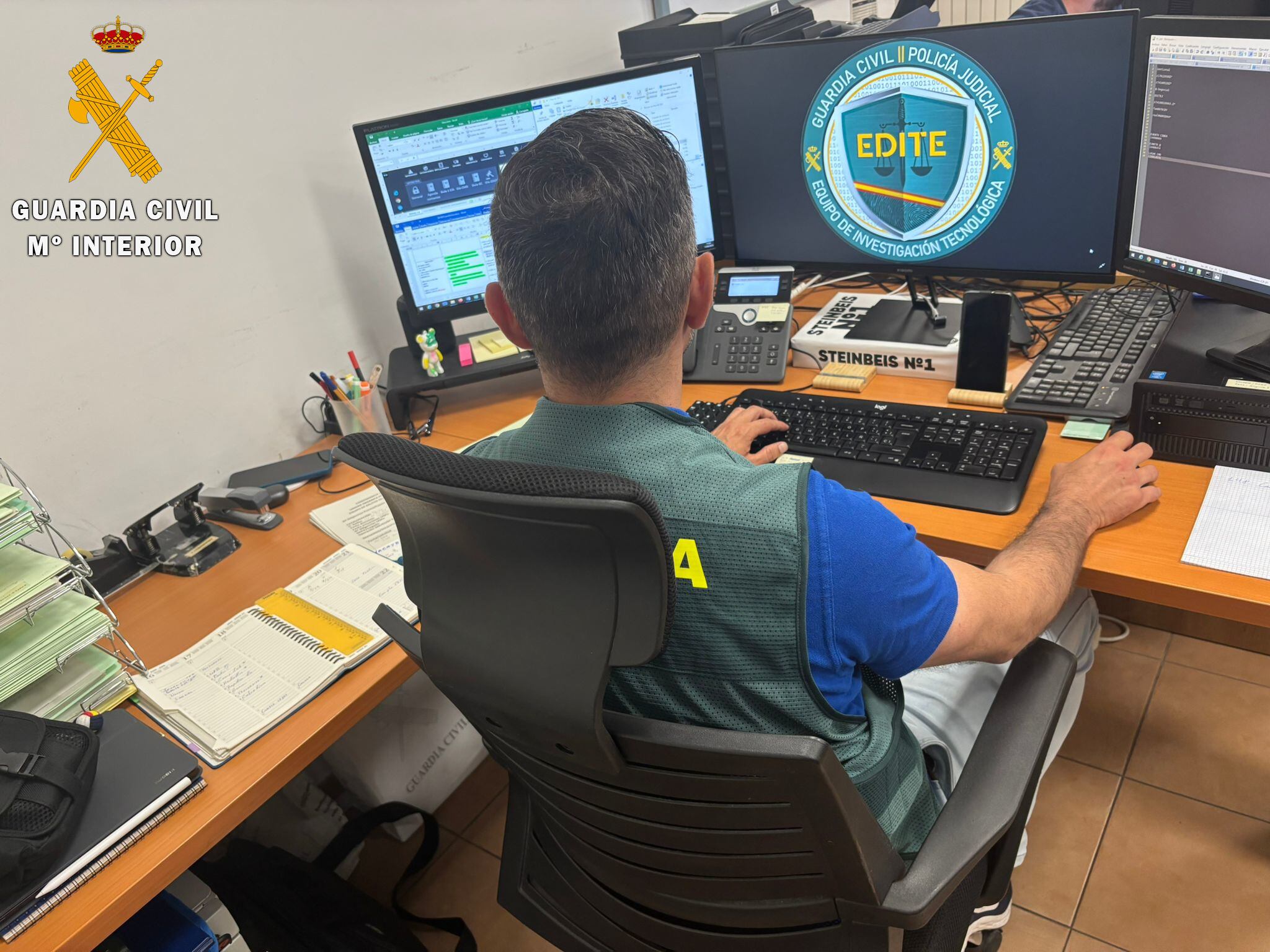 Detenida una persona e investigada otra en Picassent por una ciberestafa de 3.000 euros a un vecino de Cantalejo