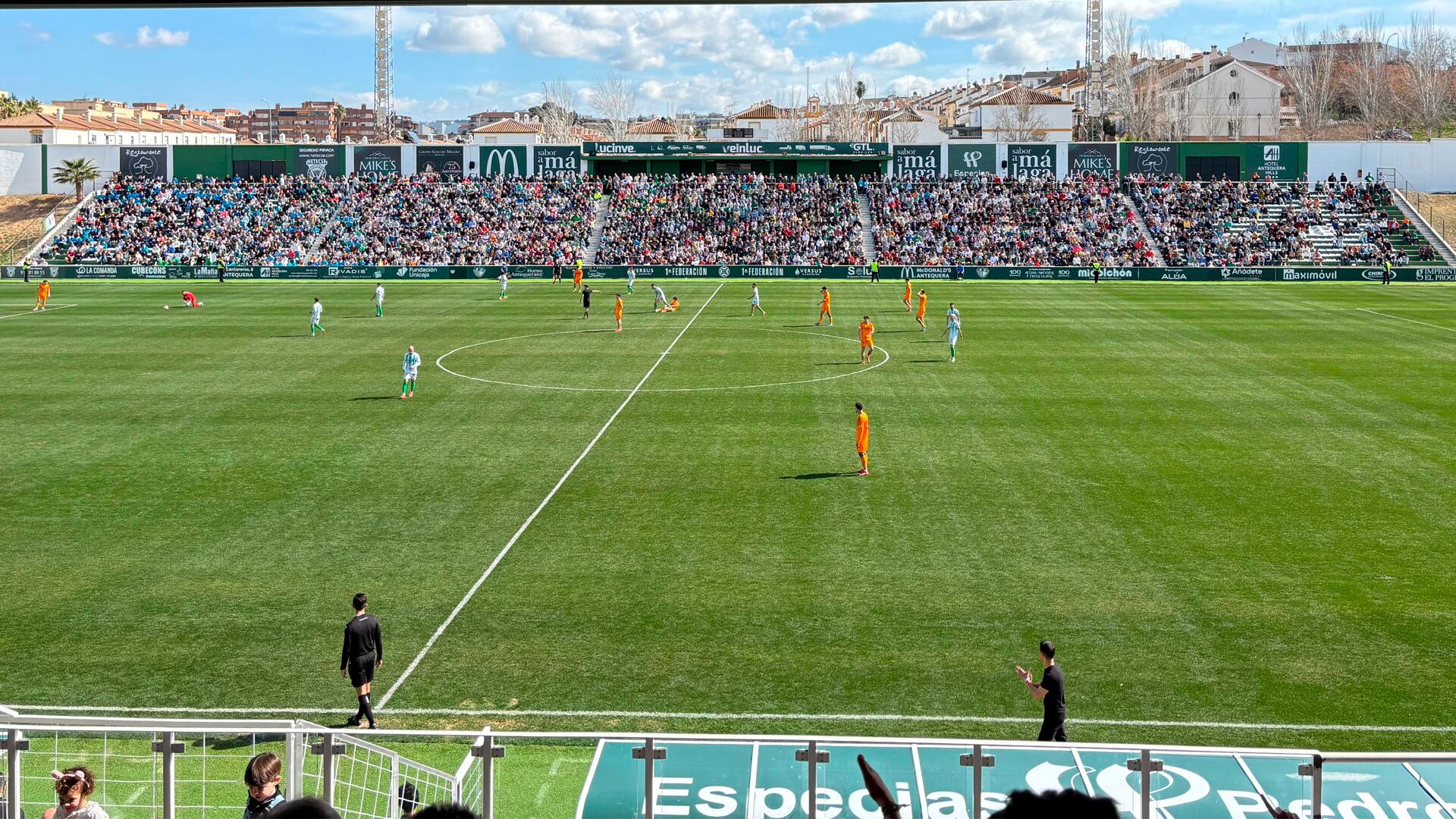 El Maulí en el partido entre el Antequera CF y el Real Madrid Castilla