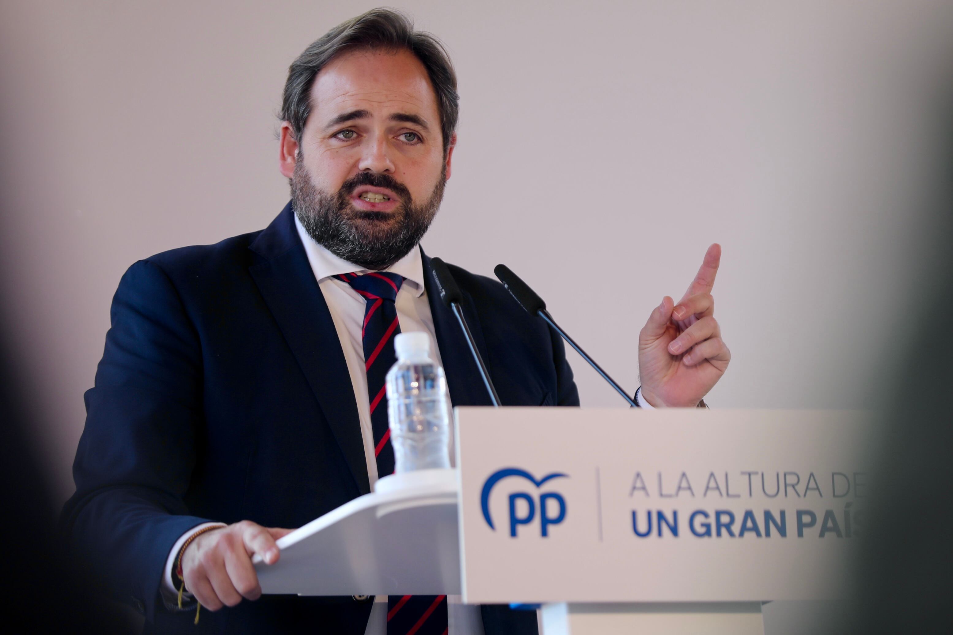 Paco Núñez durante el acto de pistoletazo de salida de la precampaña