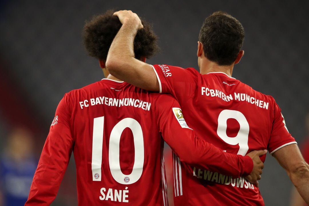 Sané y Lewandowski