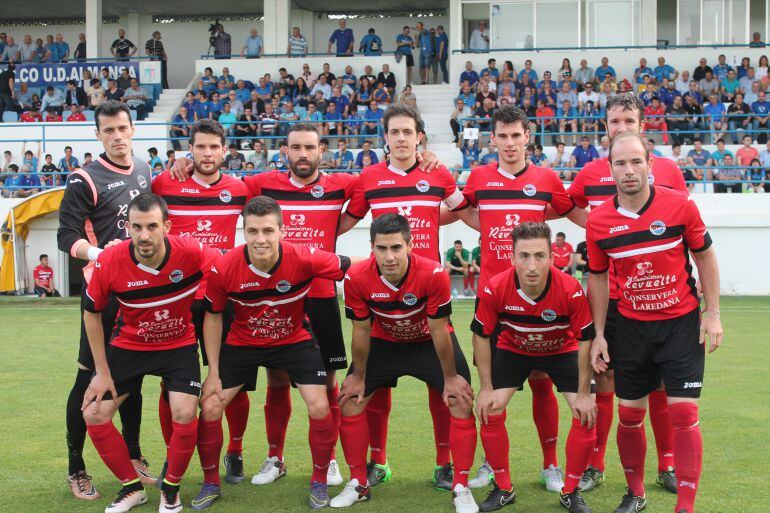 El once pejino en el partido de ida