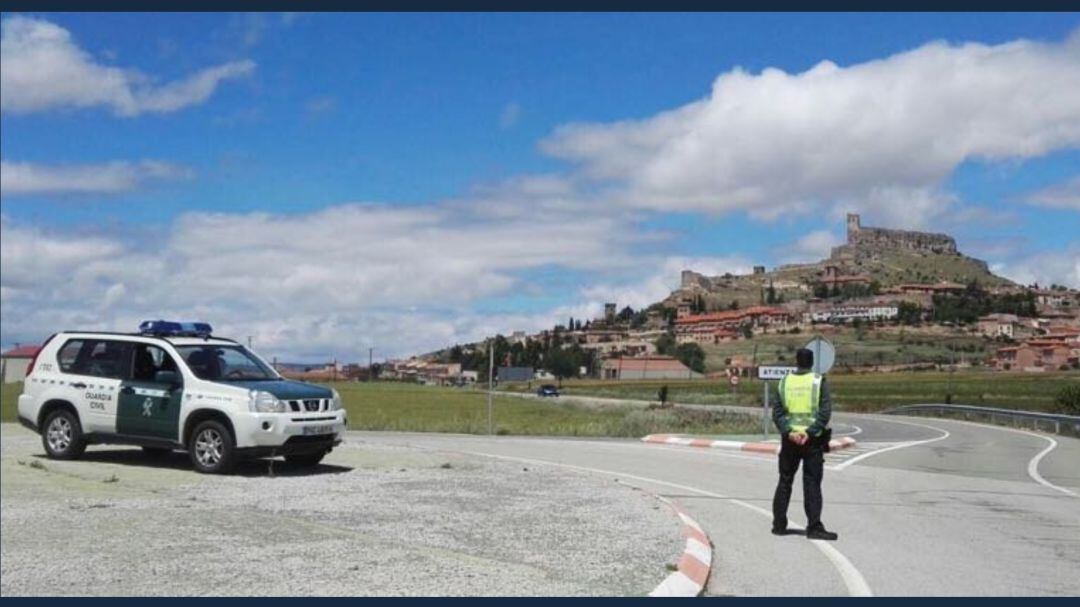 Control en la carretera de Atienza