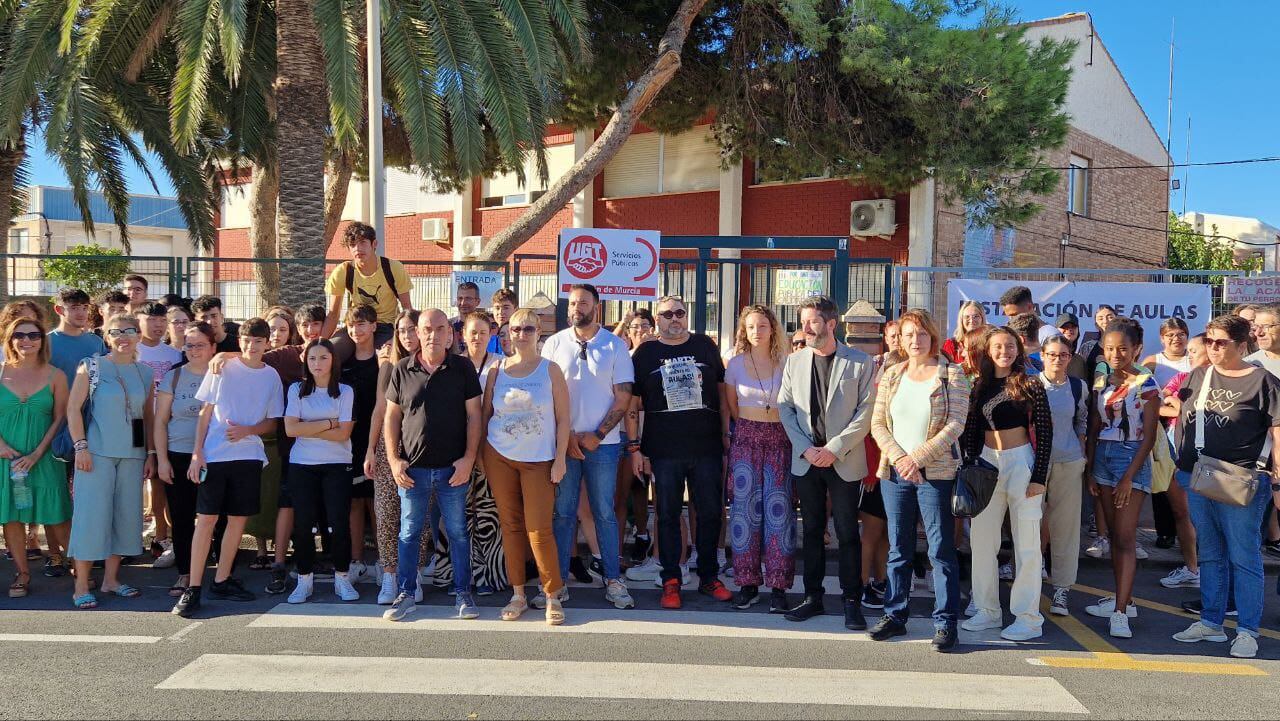 Protestas en el IES de San Pedro del Pinatar