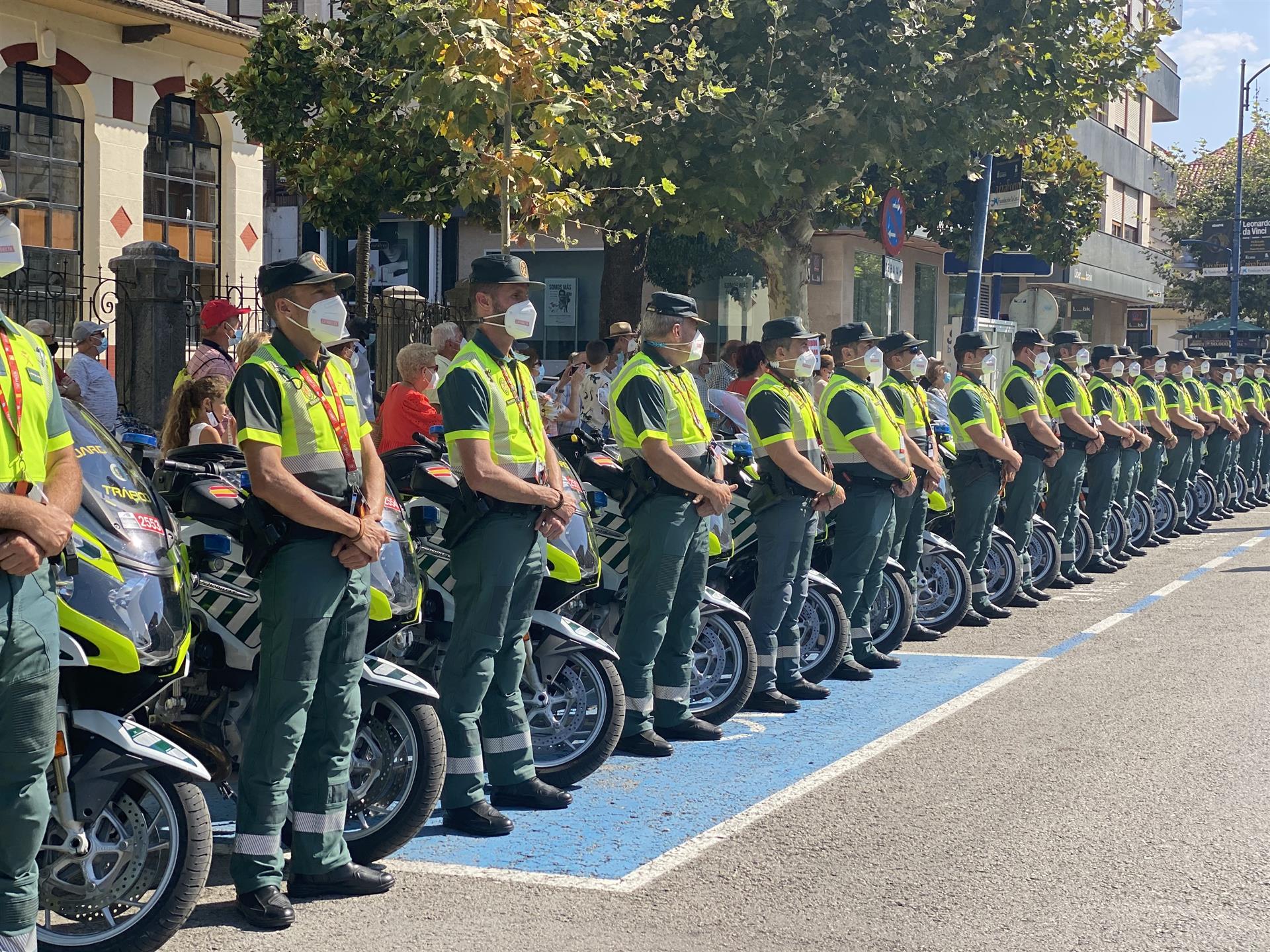 Dispositivo especial de la Guardia Civil por la Vuelta Ciciclista a España.