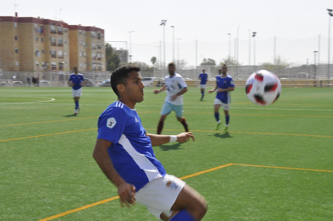 Amin con el Xerez CD la pasada temporada en La Granja