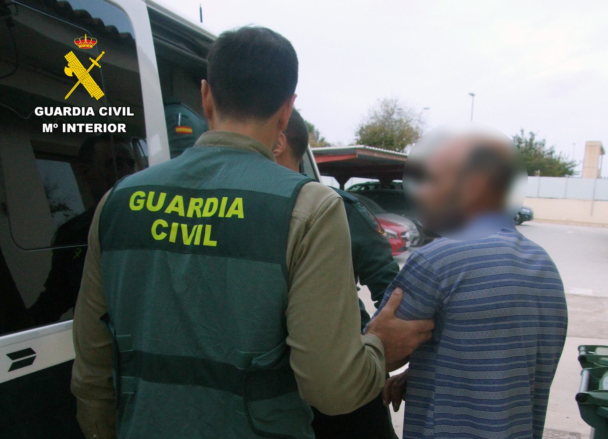 El presunto autor, detenido por la Guardia Civil