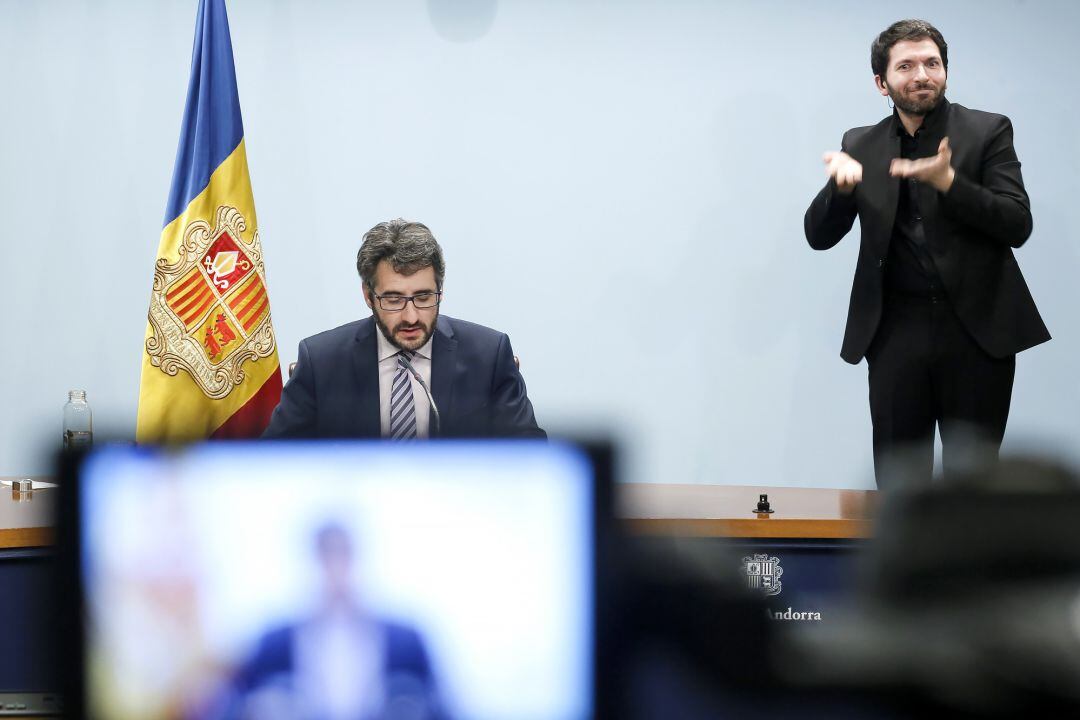 El ministre portaveu, Eric Jover.