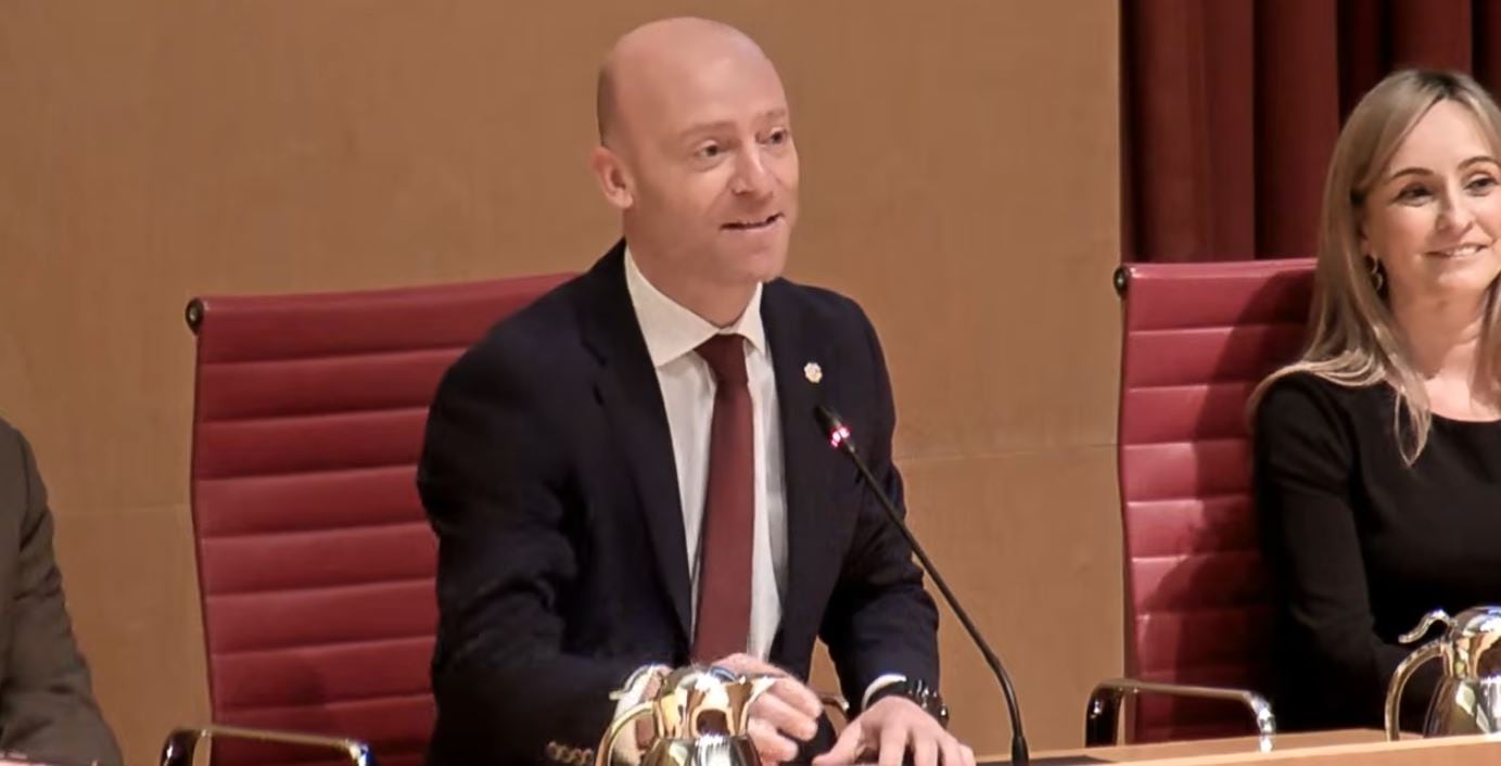 Vilafranca durant el seu discurs