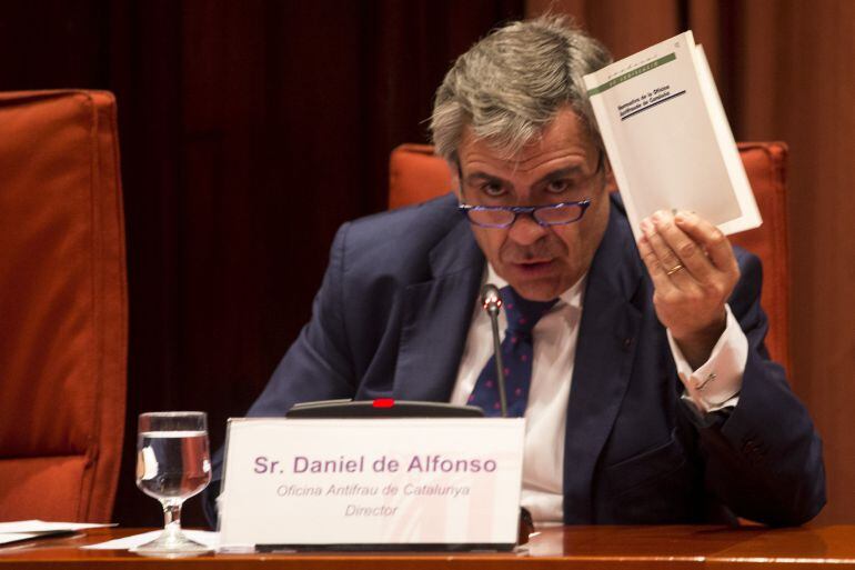 Daniel de Alfonso, durant la seva compareixença de la setmana passada al Parlament
