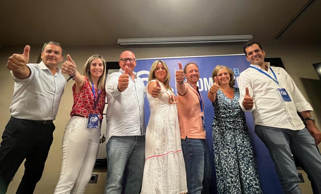 Congresistas y senadores por Jaén tras las elecciones generales de 2023 junto a Erik Domínguez y Elena González