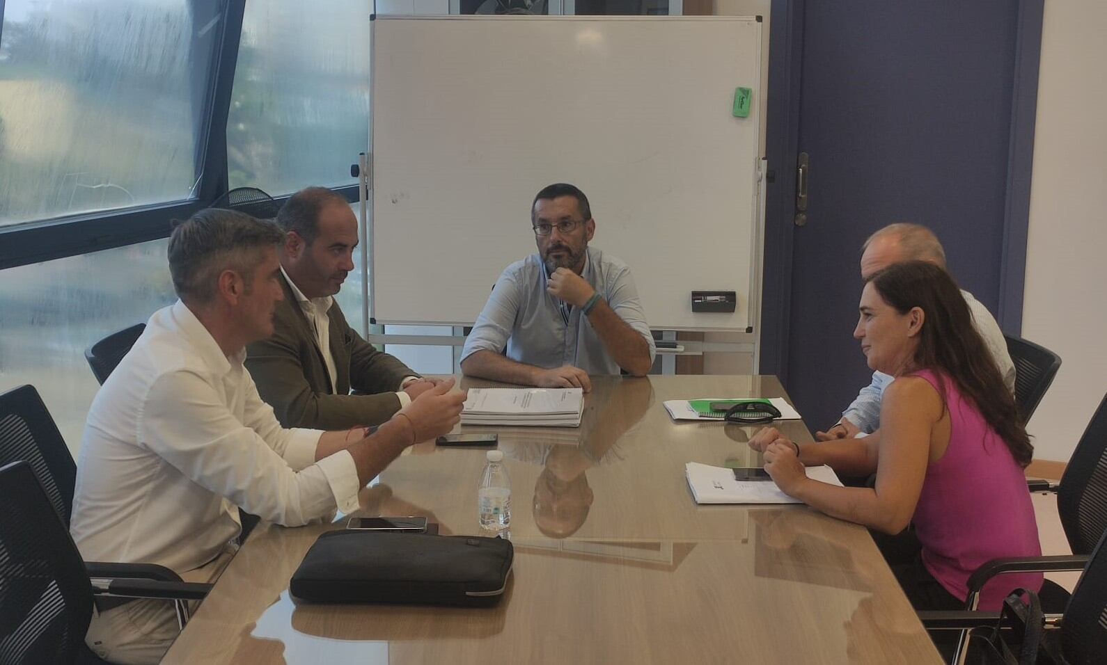 Un momento de la reunión