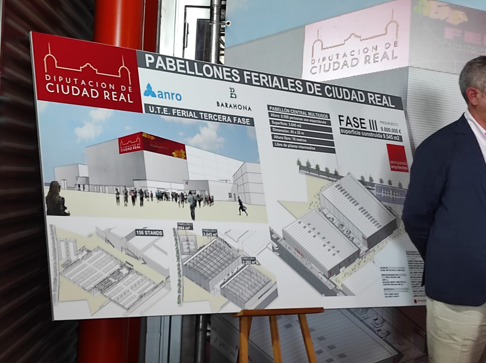 Plano de la 3ª fase del pabellón ferial de Ciudad Real