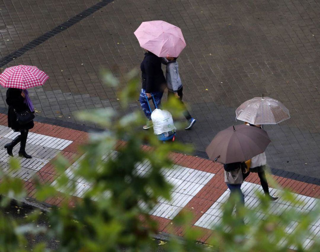 Lluvias intensas en Euskadi