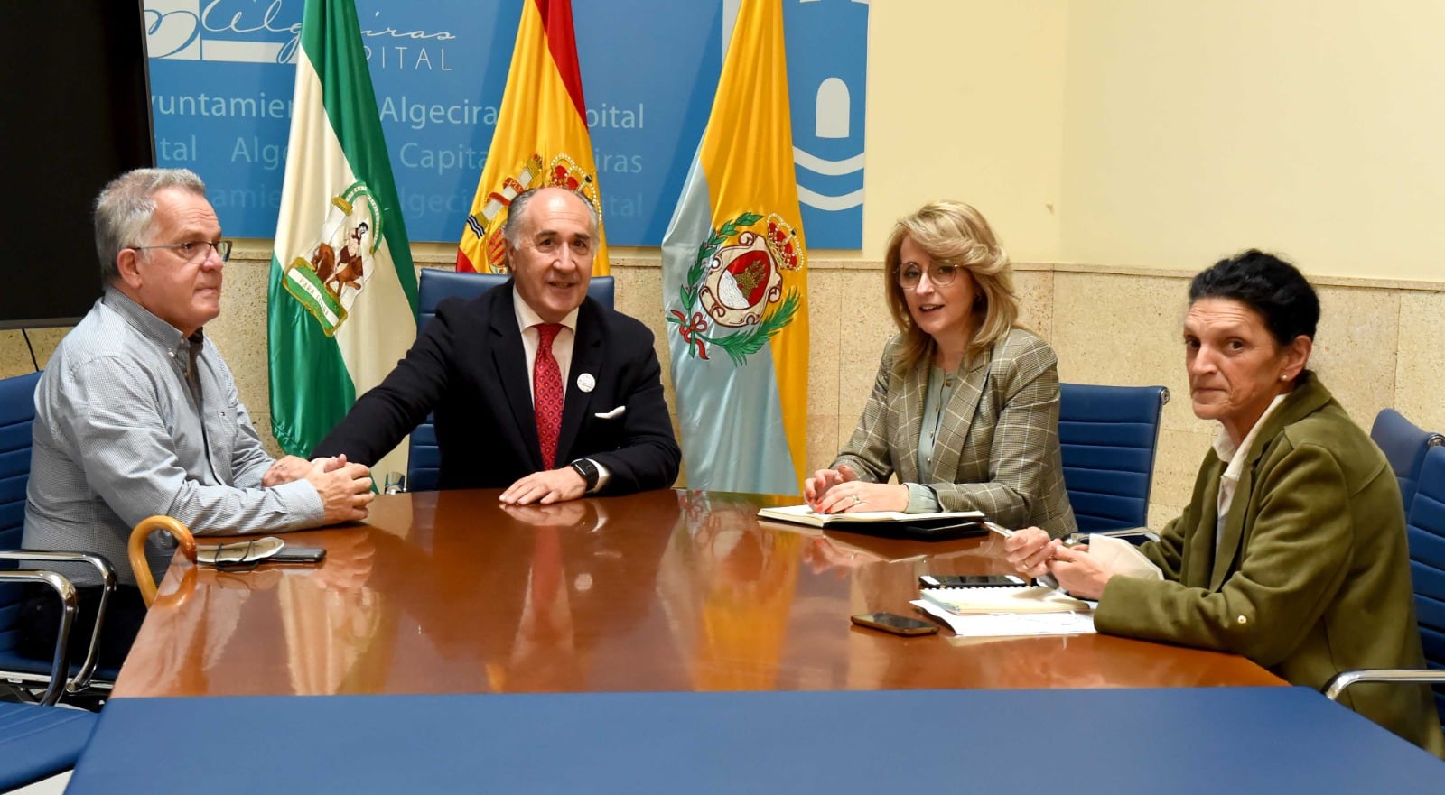 Un momento de la reunión