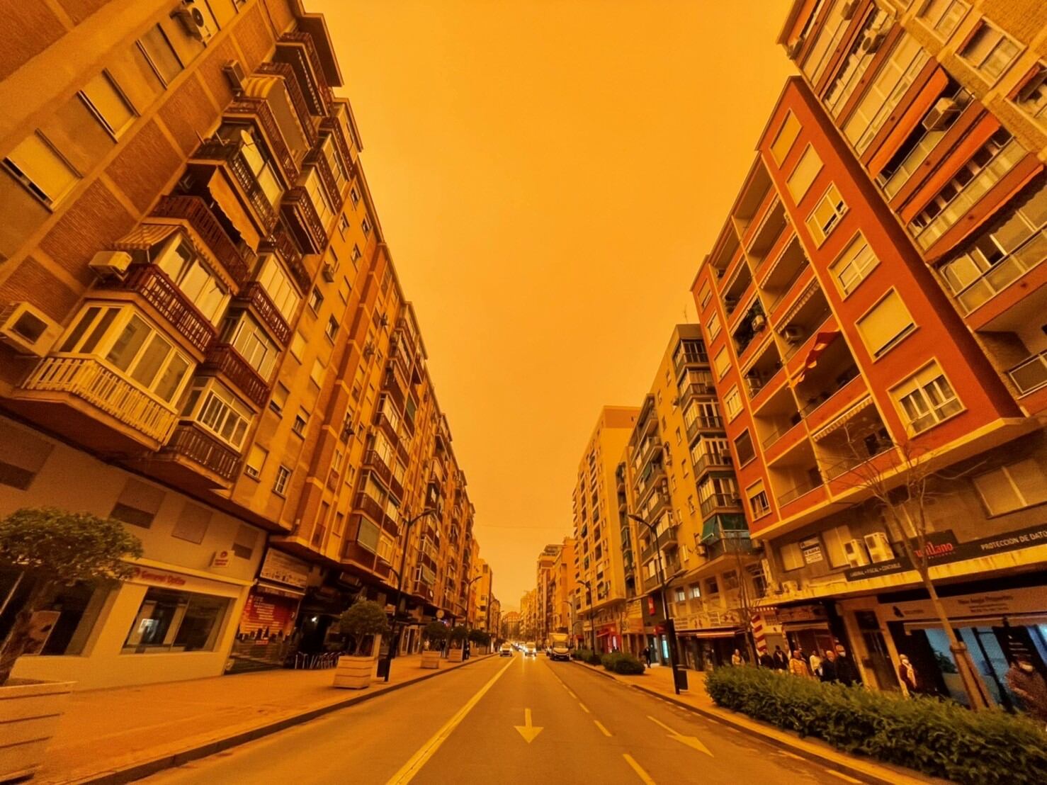 La calima ha marcado este miércoles