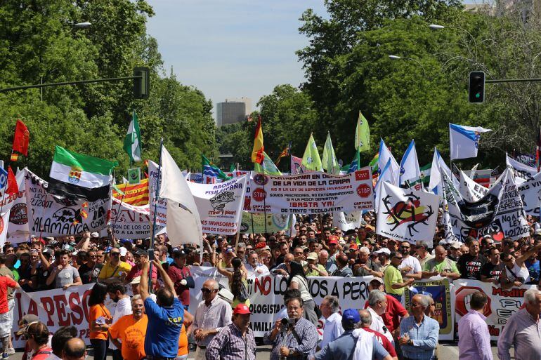 Manifestación en Madrid el domingo en defensa del futuro de la pesca